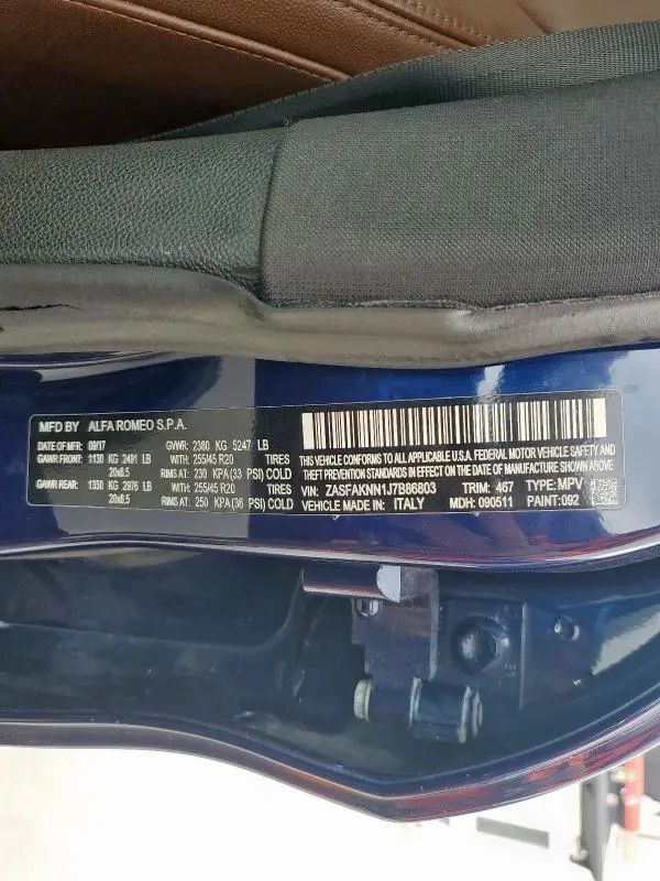 2018 ALFA ROMEO STELVIO TI SPORT  