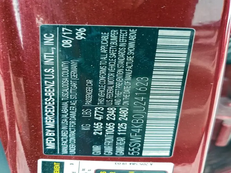 2018 MERCEDES-BENZ C 300 4MATIC  