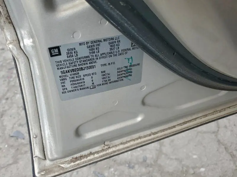 2011 BUICK ENCLAVE CXL  