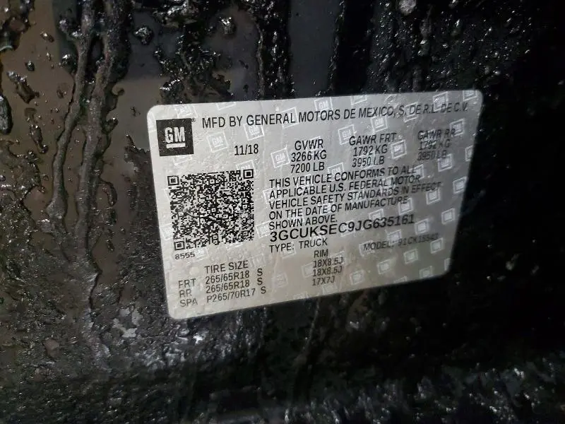 2018 CHEVROLET SILVERADO K1500 LTZ  