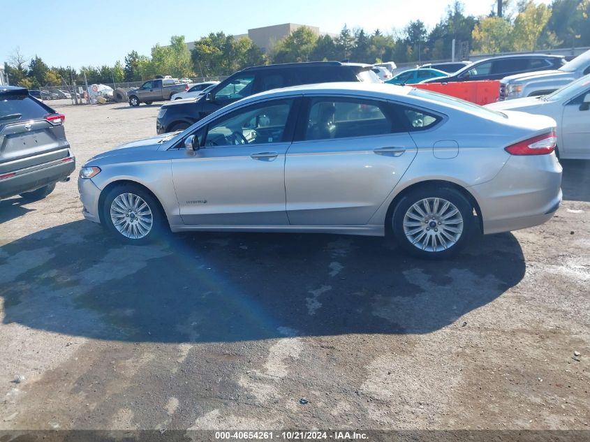 2013 FORD FUSION HYBRID SE