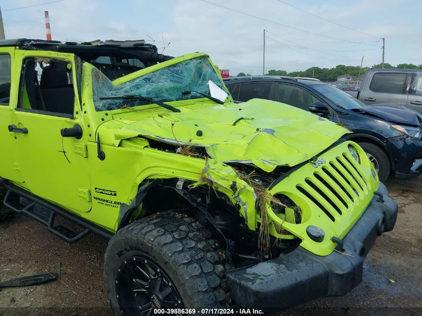 2017 JEEP WRANGLER UNLIMITED SPORT 4X4