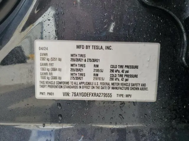 2024 TESLA MODEL Y   