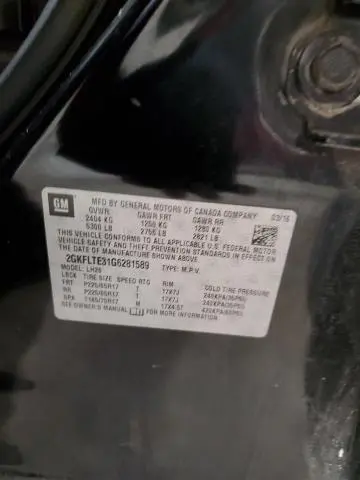 2016 GMC TERRAIN SLE  