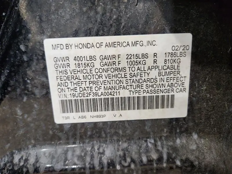 2020 ACURA ILX   
