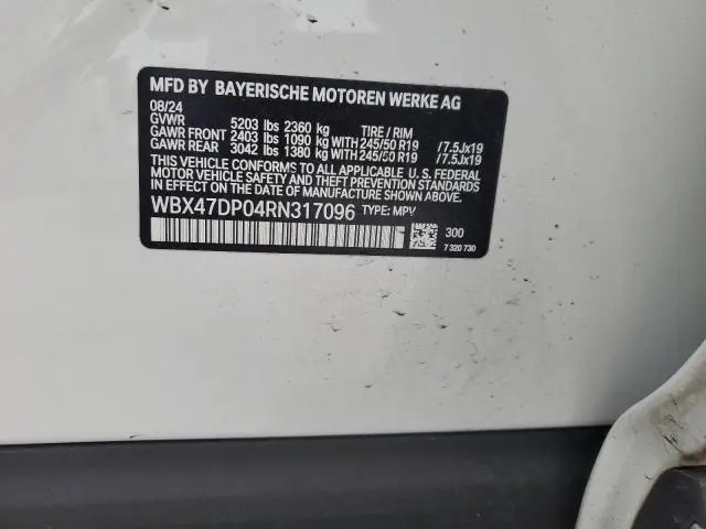 2024 BMW X3 SDRIVE30I  