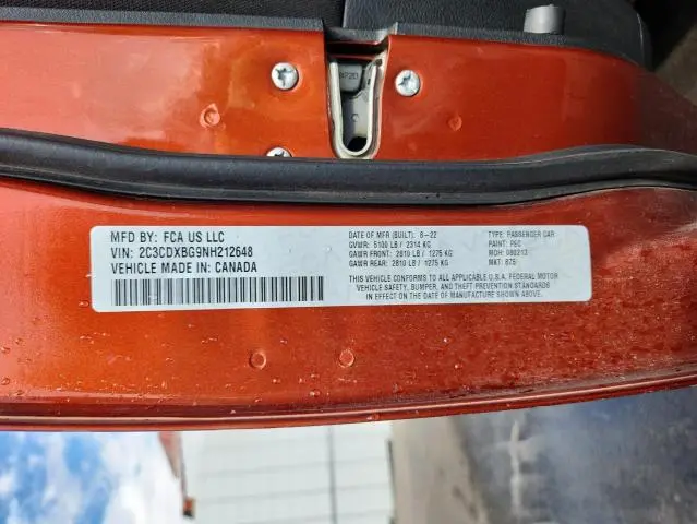 2022 DODGE CHARGER SXT  