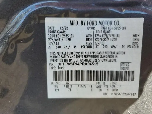 2023 FORD MAVERICK XL  