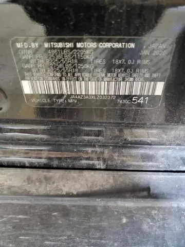 2020 MITSUBISHI OUTLANDER SE  