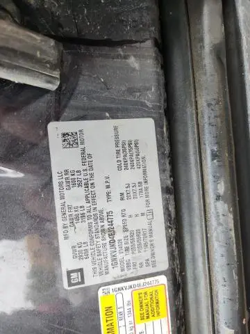 2014 CHEVROLET TRAVERSE LTZ  