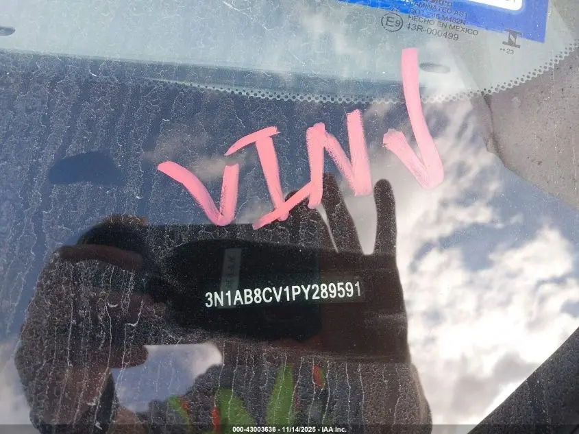 2023 NISSAN SENTRA SV XTRONIC CVT