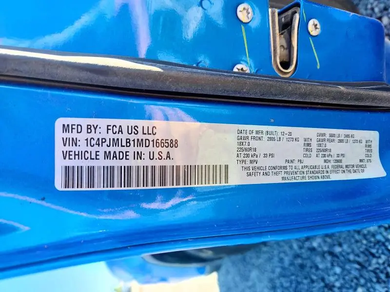 2021 JEEP CHEROKEE LATITUDE PLUS  