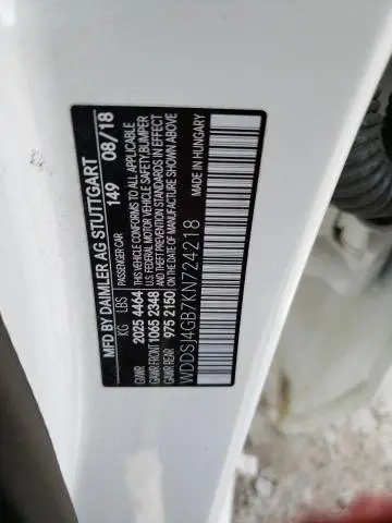 2019 MERCEDES-BENZ CLA 250 4MATIC  