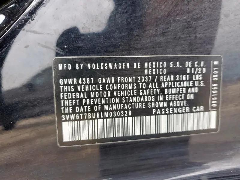 2020 VOLKSWAGEN JETTA GLI  