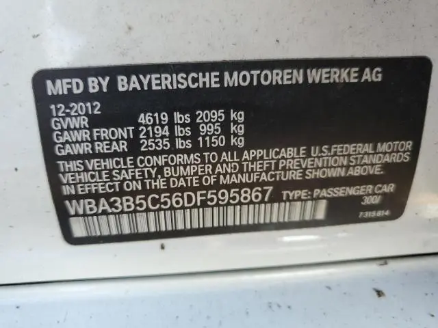2013 BMW 328 XI SULEV  