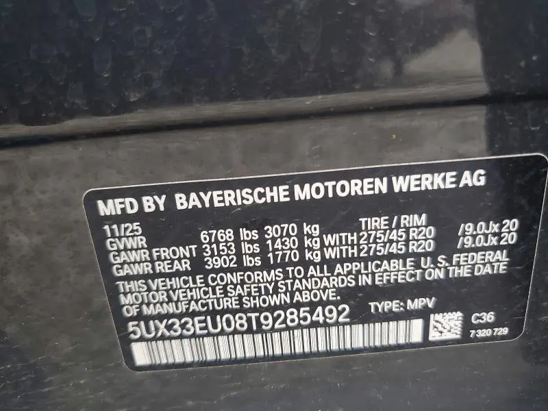2026 BMW X5 M60I  