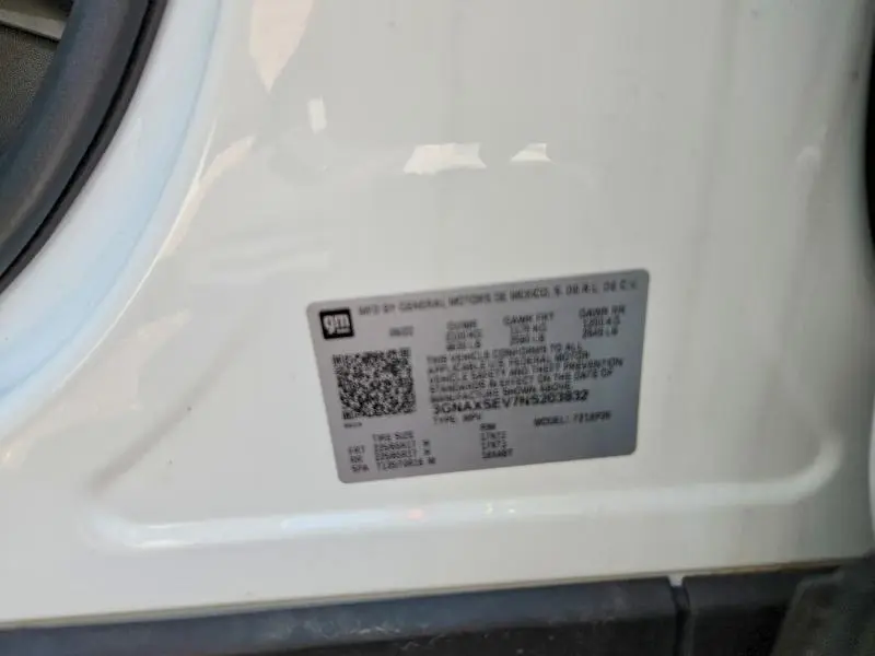 2022 CHEVROLET EQUINOX LS  