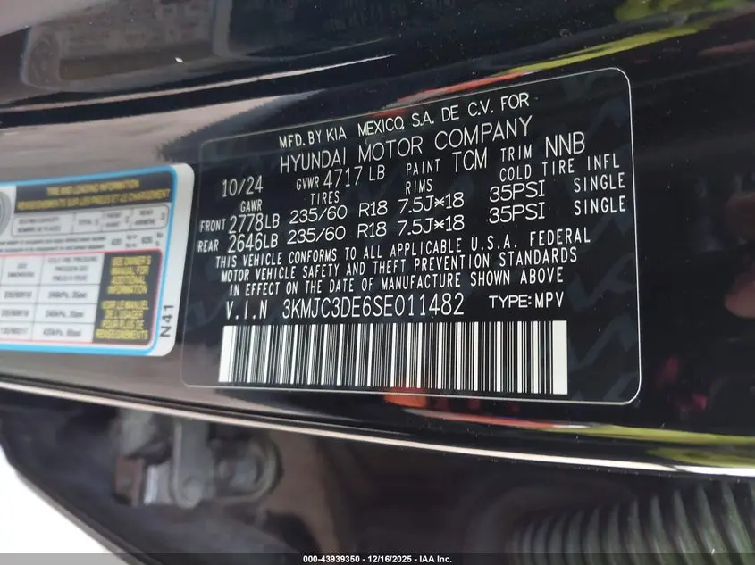 2025 HYUNDAI TUCSON SEL CONVENIENCE