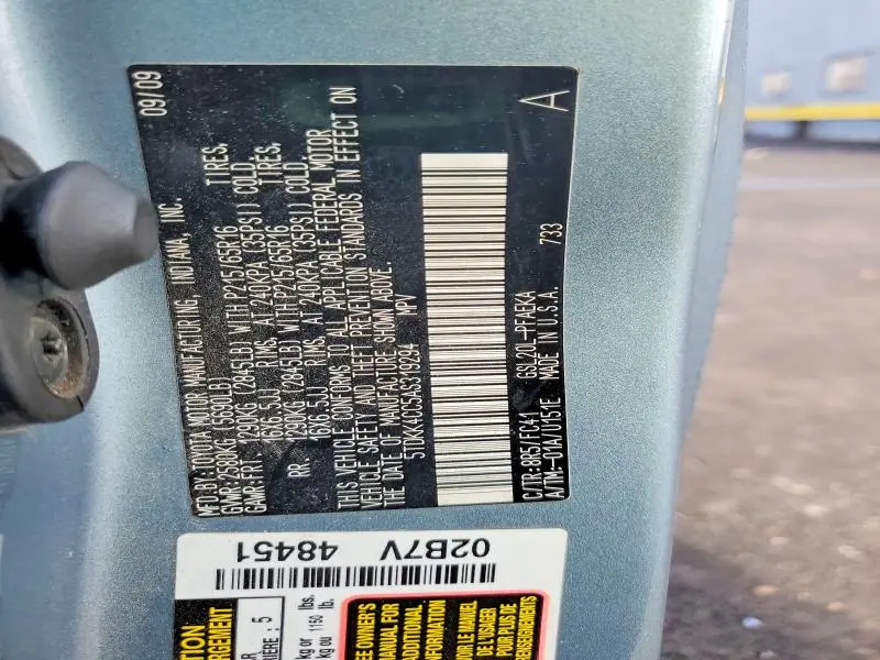 2010 TOYOTA SIENNA CE  