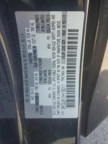 2017 TOYOTA YARIS IA   