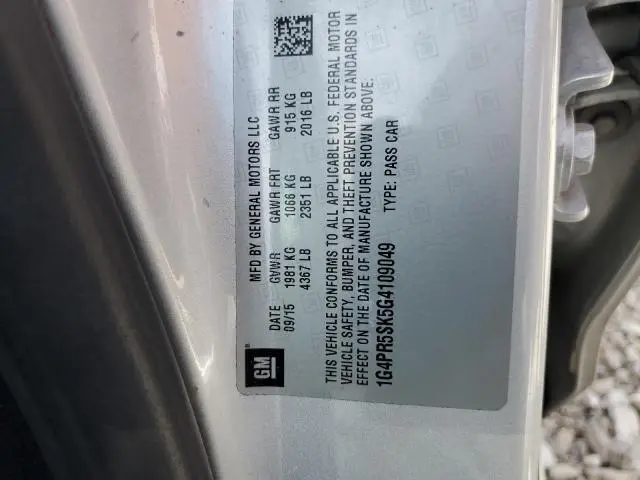 2016 BUICK VERANO CONVENIENCE  