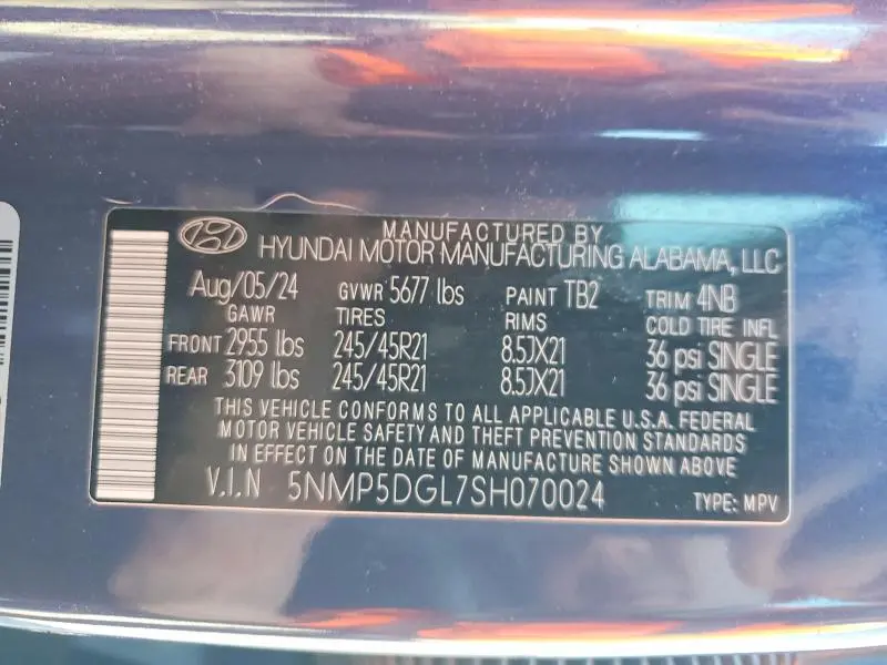 2025 HYUNDAI SANTA FE CALLIGRAPHY  