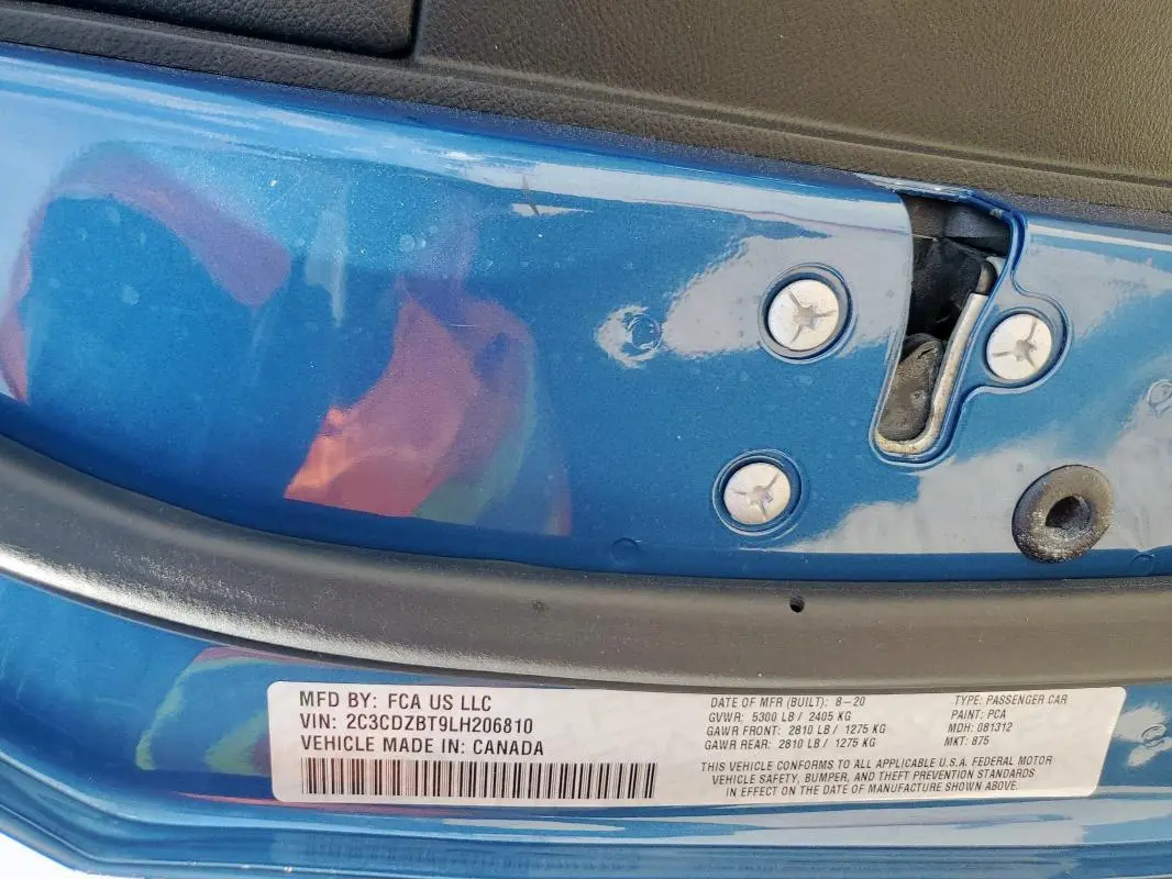 2020 DODGE CHALLENGER R/T  