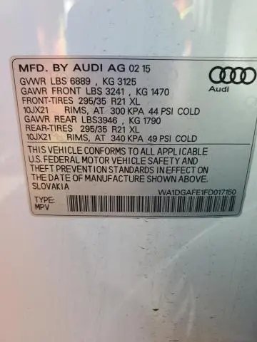 2015 AUDI Q7 PRESTIGE