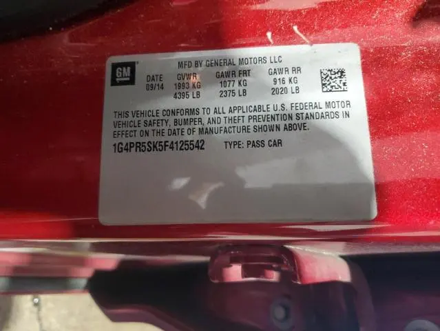 2015 BUICK VERANO CONVENIENCE  