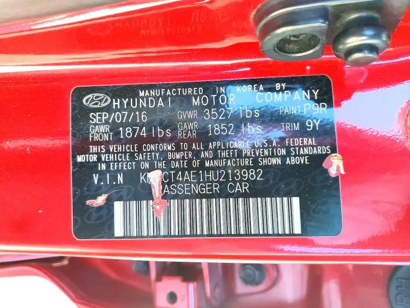 2017 HYUNDAI ACCENT SE  