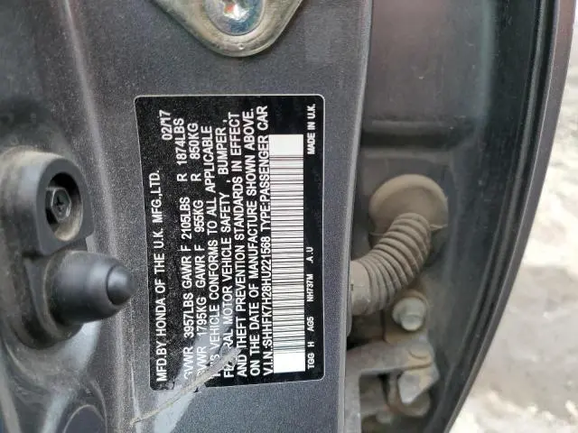 2017 HONDA CIVIC LX  