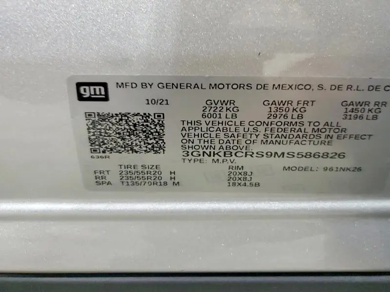 2021 CHEVROLET BLAZER 2LT  