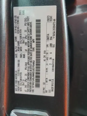 2014 FORD ESCAPE TITANIUM  