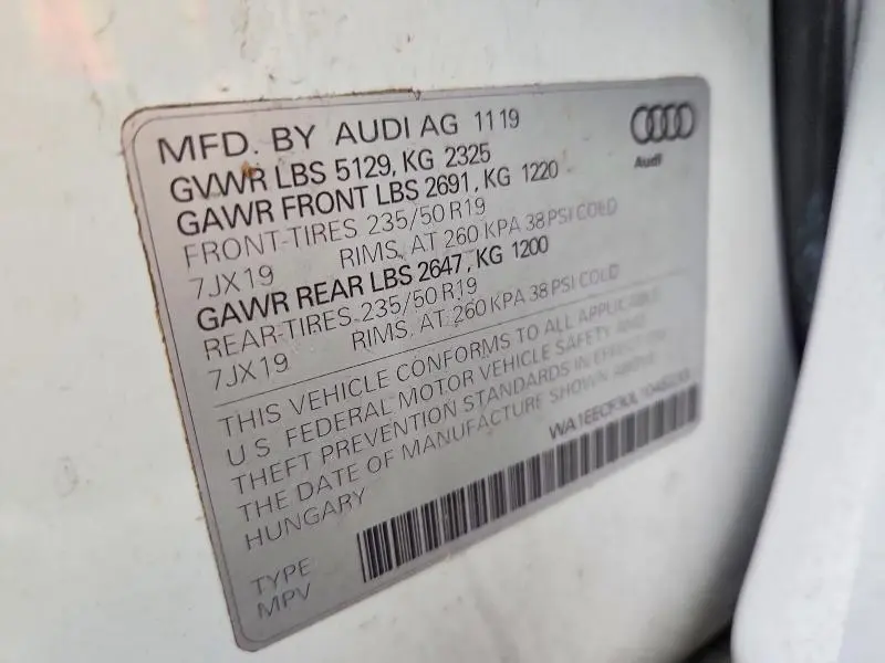 2020 AUDI Q3 PREMIUM PLUS S-LINE  