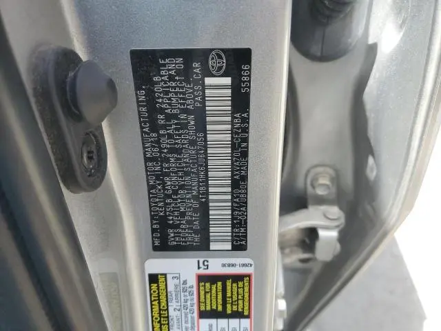 2018 TOYOTA CAMRY L  