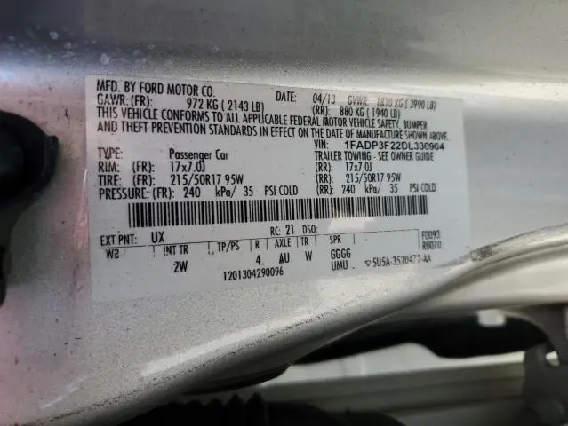 2013 FORD FOCUS SE  