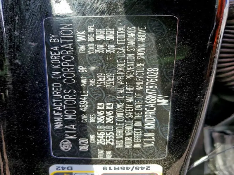 2021 KIA SPORTAGE SX  