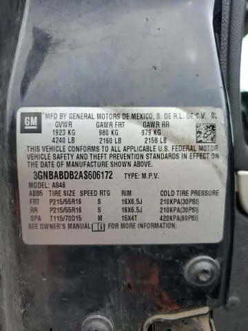 2010 CHEVROLET HHR LT