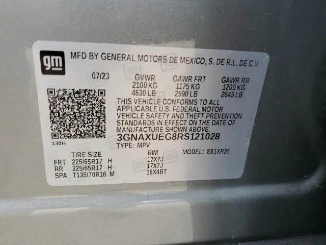 2024 CHEVROLET EQUINOX LT  