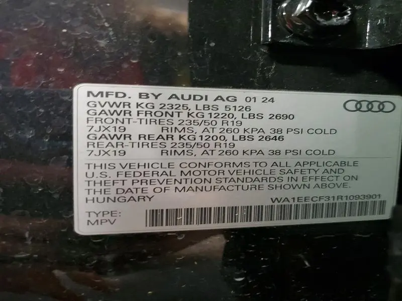 2024 AUDI Q3 PREMIUM PLUS S LINE 45  