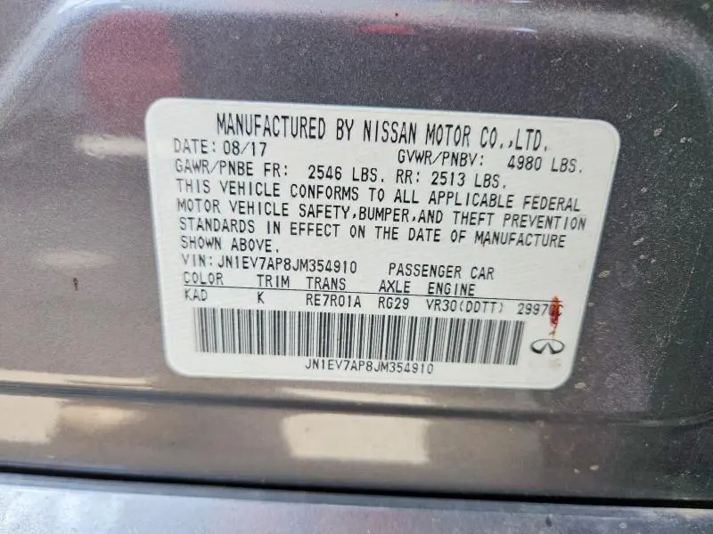 2018 INFINITI Q50 3.0T LUXE  