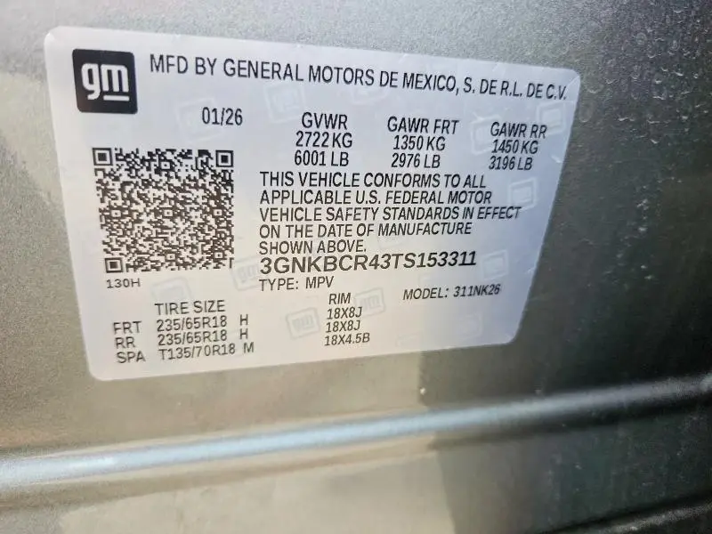 2026 CHEVROLET BLAZER 2LT  