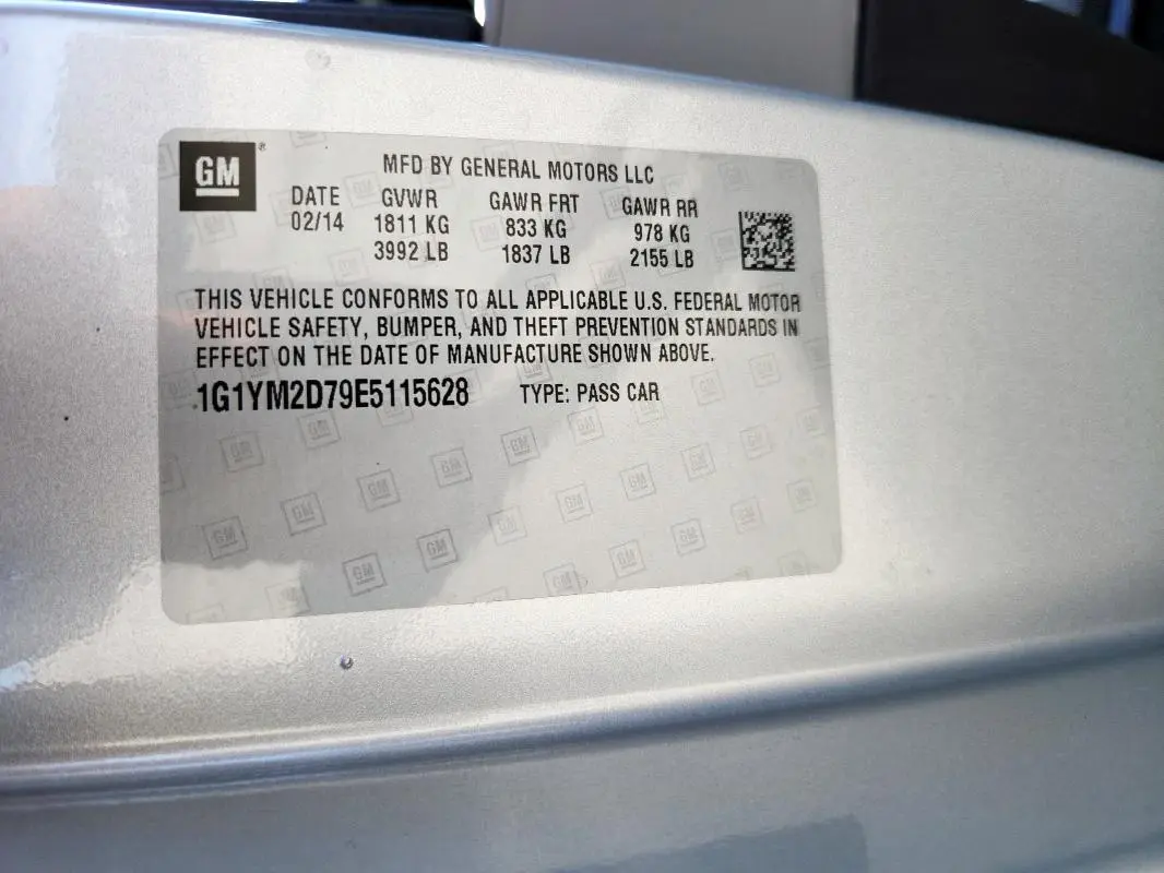 2014 CHEVROLET CORVETTE STINGRAY Z51 3LT  