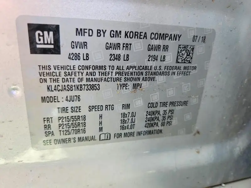 2019 BUICK ENCORE PREFERRED  
