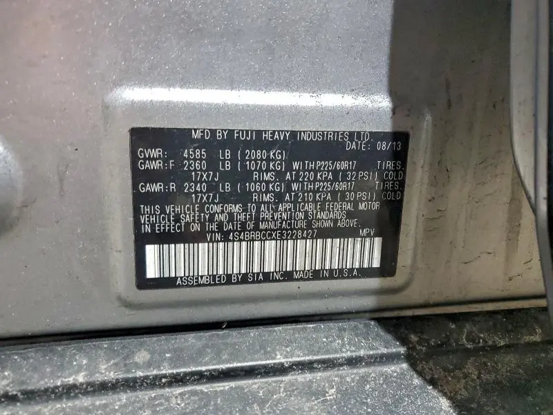 2014 SUBARU OUTBACK 2.5I PREMIUM  