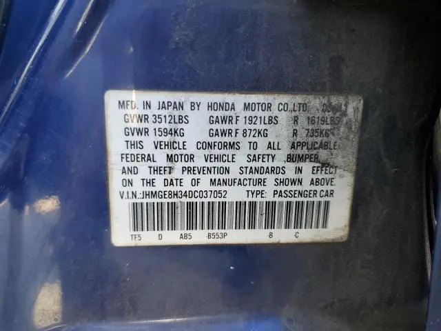 2013 HONDA FIT   
