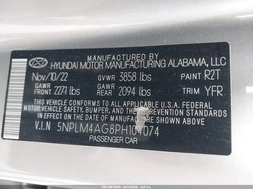 2023 HYUNDAI ELANTRA SEL