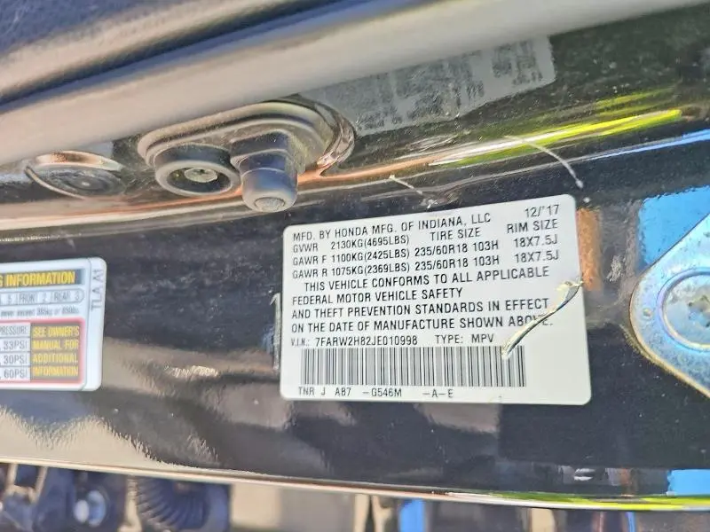 2018 HONDA CR-V EXL  