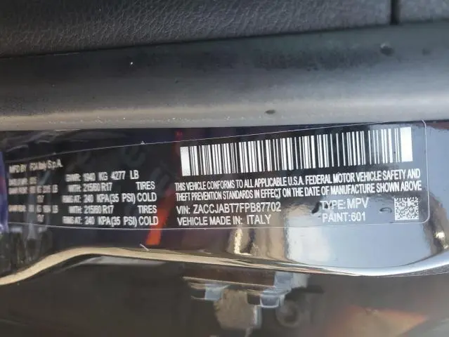 2015 JEEP RENEGADE LATITUDE  