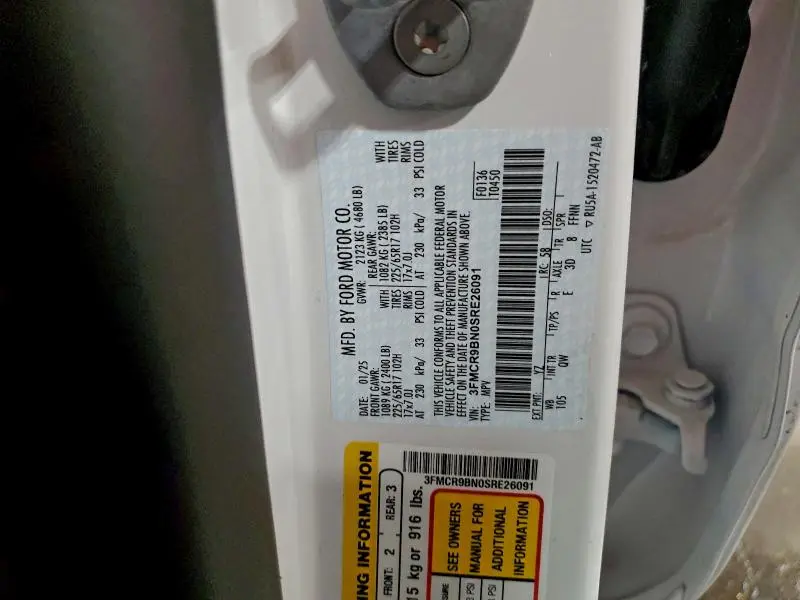 2025 FORD BRONCO SPORT BIG BEND  